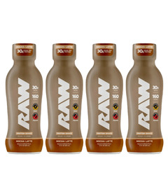 Raw Nutrition Ready To Drink Protein Shake Mocha Latte Bundle
