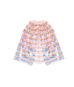 Great Pretenders The 5th Avenue Pailette Cape Gold/Light Pink