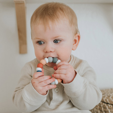 Buy Little Cheeks Multi Ring Silicone Teether Briggs at Well.ca | Free ...