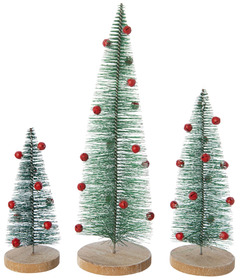 Ensemble de table Silver Tree Green Bristle Trees