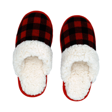 Pudus Slide Slippers Lumberjack Red Pudus Slide Slippers Lumberjack Red