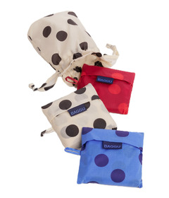 BAGGU Standard Baggu Set of 3 Polka Dot Mix