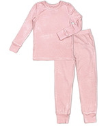 Silkberry Baby Bamboo Long Sleeve Pajama Set Teatime Pink