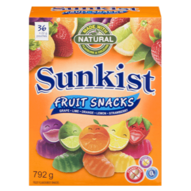 sunkist snacks fruit