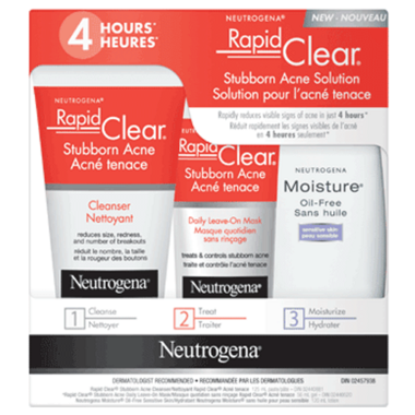 Neutrogena Rapid Clear Stubborn Acne Solution Kit Neutrogena Rapid Clear Stubborn Acne Solution Kit