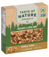 Taste of Nature Organic Granola Bars Oatmeal Cookie