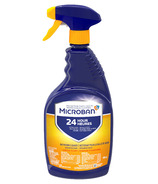 Microban 24 Hour Bathroom Cleaner and Sanitizing Spray Citrus Scent