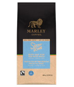 image of Marley Medium Roast Decaf Whole Bean Coffee Simmer Down  with sku:337344