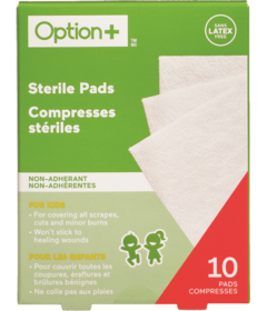 Option+ Sterile Pads For Kids