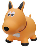 Farm Hoppers Inflatable Bouncing Dog Yellow