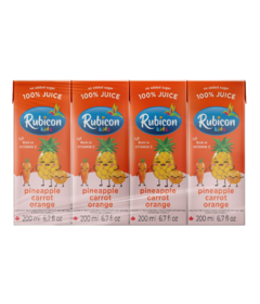 Rubicon Kids 100% Juice Pineapple Carrot Orange