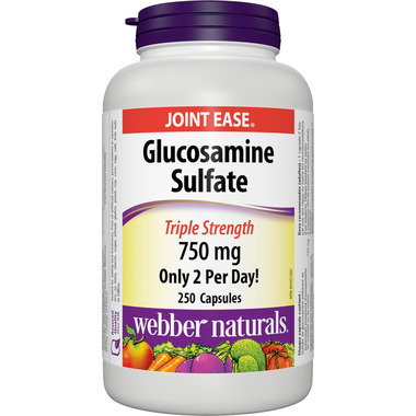 Webber Naturals Glucosamine Sulfate Capsules Webber Naturals Glucosamine Sulfate Capsules