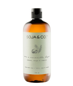 SOJA&CO. Liquid Dish Soap Lemon, Sage & Rosemary