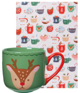 Ensemble tasse et torchon Now Conceptions Cup Of Cozy