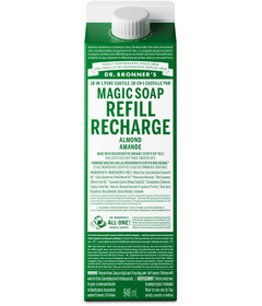 Dr. Bronner's Organic Pure Castile Liquid Soap Refill Almond
