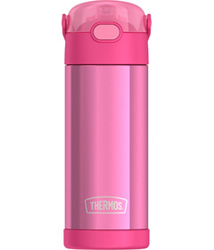 Thermos Stainless Steel FUNtainer Water Bottle with Straw Pink