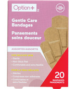 Option+ Gentle Care Bandages Assorted