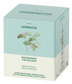 Harrington Sparkling Natural Spring Water Wintergreen