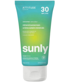 ATTITUDE Sunly Adult Mineral Sunscreen SPF30 Unscented