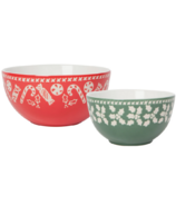 Now Designs Candy Bowl Set Holly Jolly