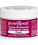 PurelyGreat Cream Deodorant for Women Floral