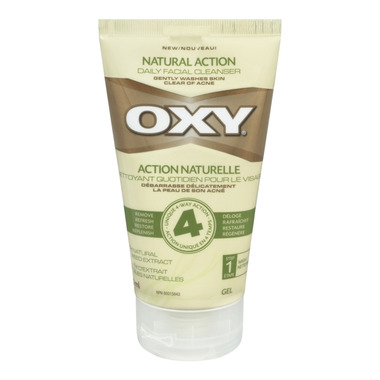 oxy triple action daily facial cleanser
