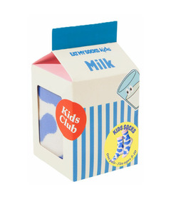 Eat My Socks Kids Milk Blue Socks
