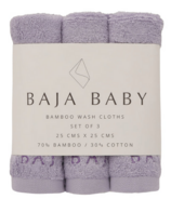 Baja Baby Bamboo Wash Cloths Lavender Fields