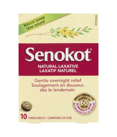 image of Senokot Natural Laxative with sku:327048