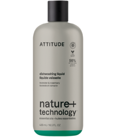 ATTITUDE Dishwashing Liquid Lavender & Rosemary 