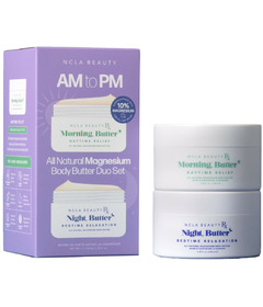 NCLA Beauty AM to PM Magnesium Body Butter Duo Eucalyptus & Lavender