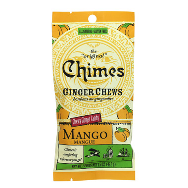 Chimes Mango Ginger Chews Small Pouch Chimes Mango Ginger Chews Small Pouch