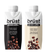 Brust Dark & Light Roast Protein Coffee Bundle