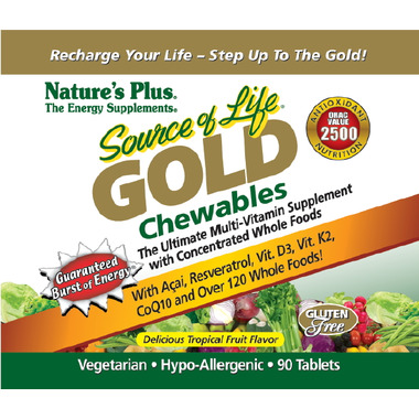 Nature\'s Plus Source of Life GOLD Multi-Vitamin Supplement Nature\'s Plus Source of Life GOLD Multi-Vitamin Supplement