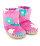 Hatley Kids Fuzzy Fleece Slipper Daisy