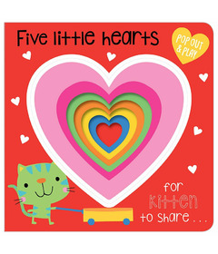 Make Believe Ideas Baby Book Five Little Hearts Pop Out and Play