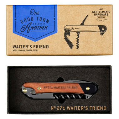 Gentlemen\'s Hardware Waiter\'s Friend Wood Handles Stainless Steel Gentlemen\'s Hardware Waiter\'s Friend Wood Handles Stainless Steel