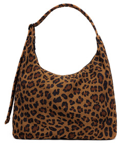 Sac à bandoulière en nylon BAGGU motif léopard