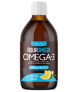 AquaOmega High EPA Oméga-3 Huile de poisson citron