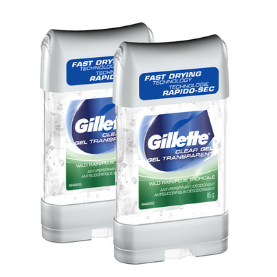 Gillette 3X Clear Gel Antiperspirant Bundle - Buy One Get One Free