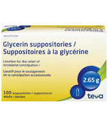 Teva Medicine Glycerin Suppositories