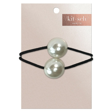 Buy Kitsch Metal Double Bead Hair Ties Pearl From Canada At Well