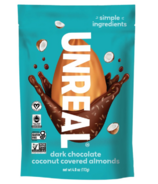 Amandes de noix de coco au chocolat noir irréel