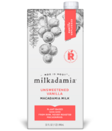 Lait de Macadamia non sucré à la vanille