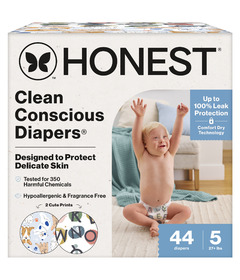 The Honest Company Club Box Diapers Its a Pawty and All The Letters