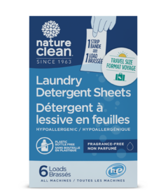 Nature Clean Laundry Detergent Sheets (6 count)