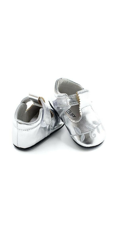 Buy Jack & Lily My Mocs Scallop T-Strap Ivy Silver at Well.ca | Free ...