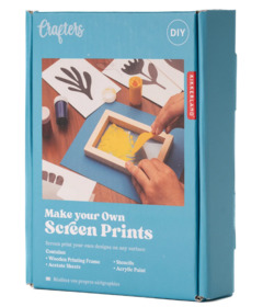 image of Kikkerland Crafter's Make Your Own Screenprint with sku:299324