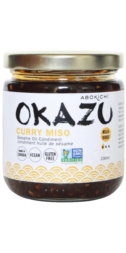 Buy Abokichi OKAZU Curry Miso Sesame Oil Condiment Large at Well