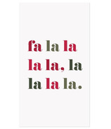 Harman Printed Guest Napkins Bold Fa La La 